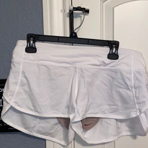 Lululemon White Shorts